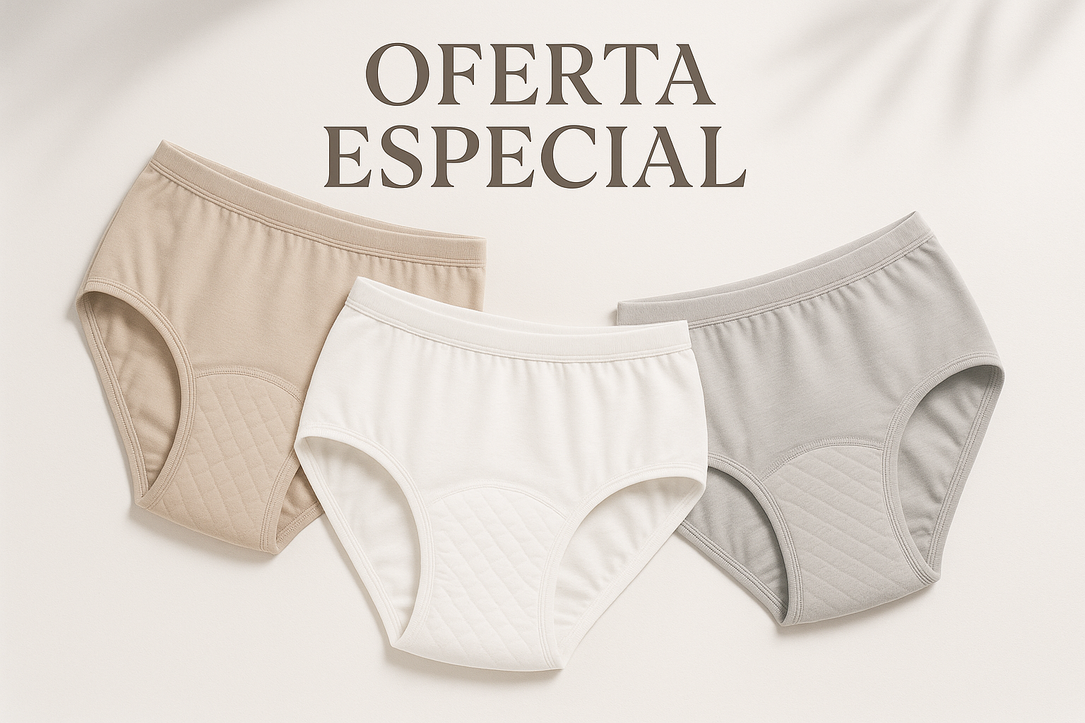 imagen de una oferta de bragas para perdidas de orina