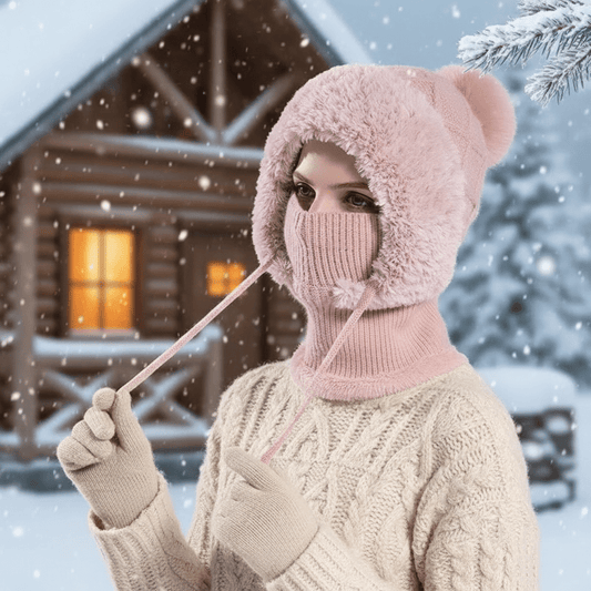 Pasamontañas Térmico 3 - en - 1 Shermosa™ | Gorro + Braga + Cubrebocas Ultrasuave - SHERMOSA