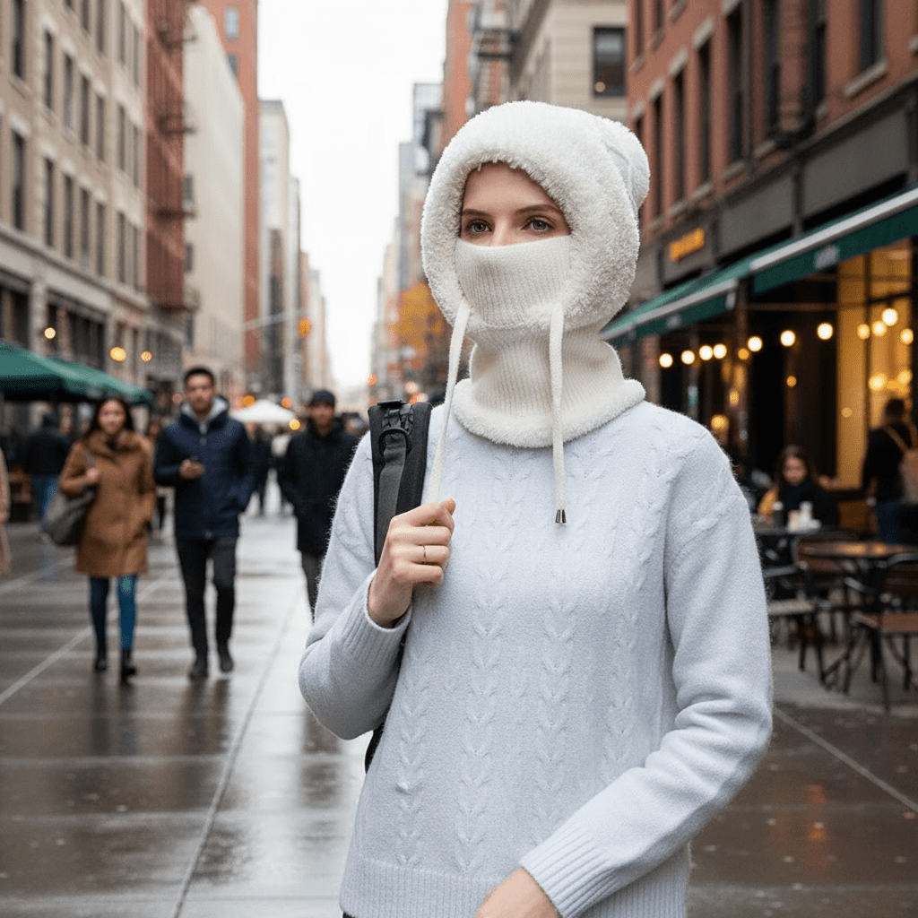 Pasamontañas Térmico 3 - en - 1 Shermosa™ | Gorro + Braga + Cubrebocas Ultrasuave - SHERMOSA